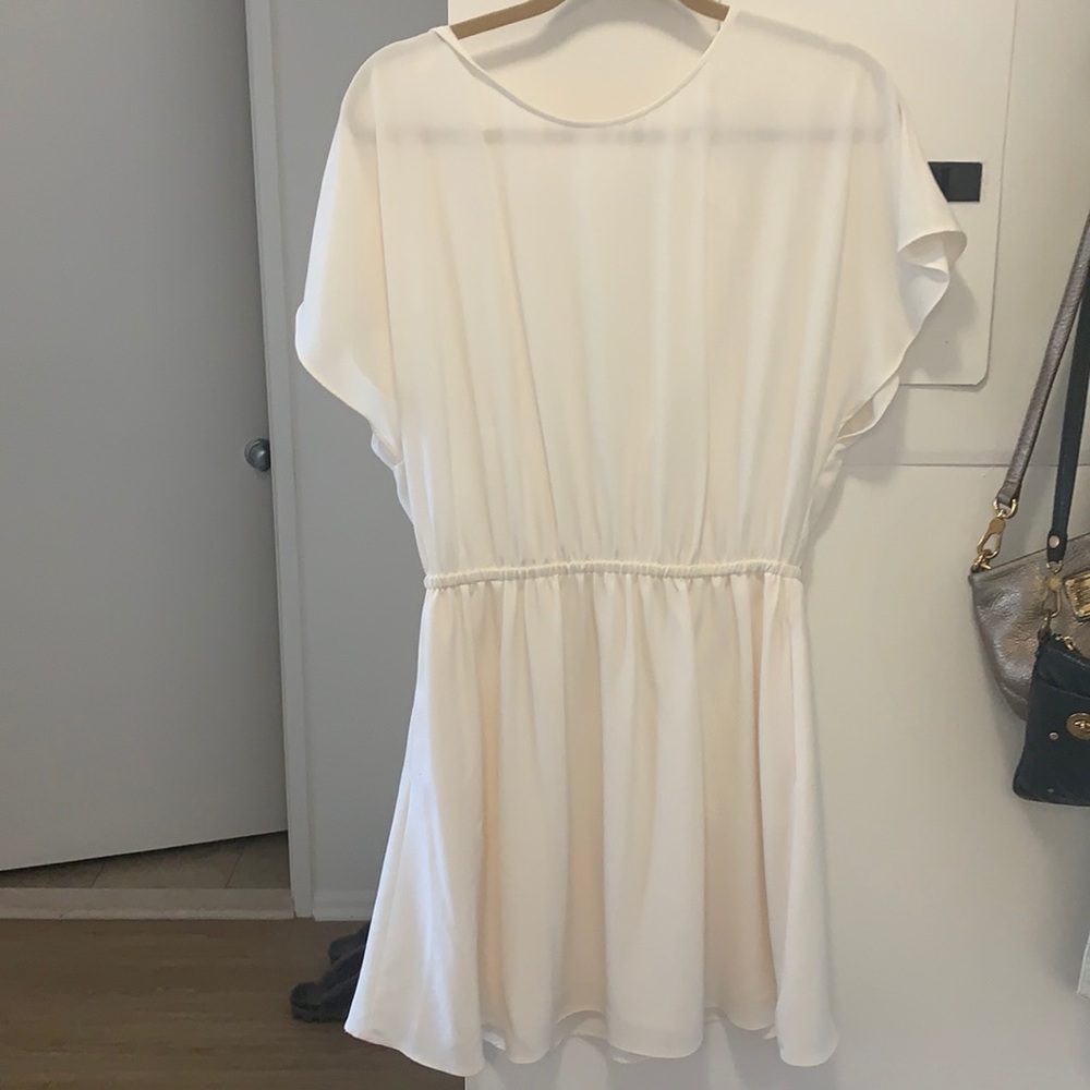Aritzia White Dress with Back Detail